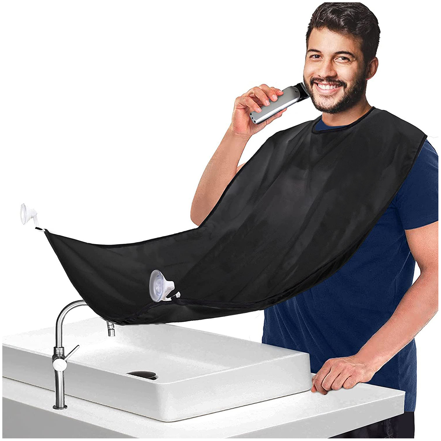 Men'S Grooming Mirror - 1pc Men Beard Shaving Apron Trimming