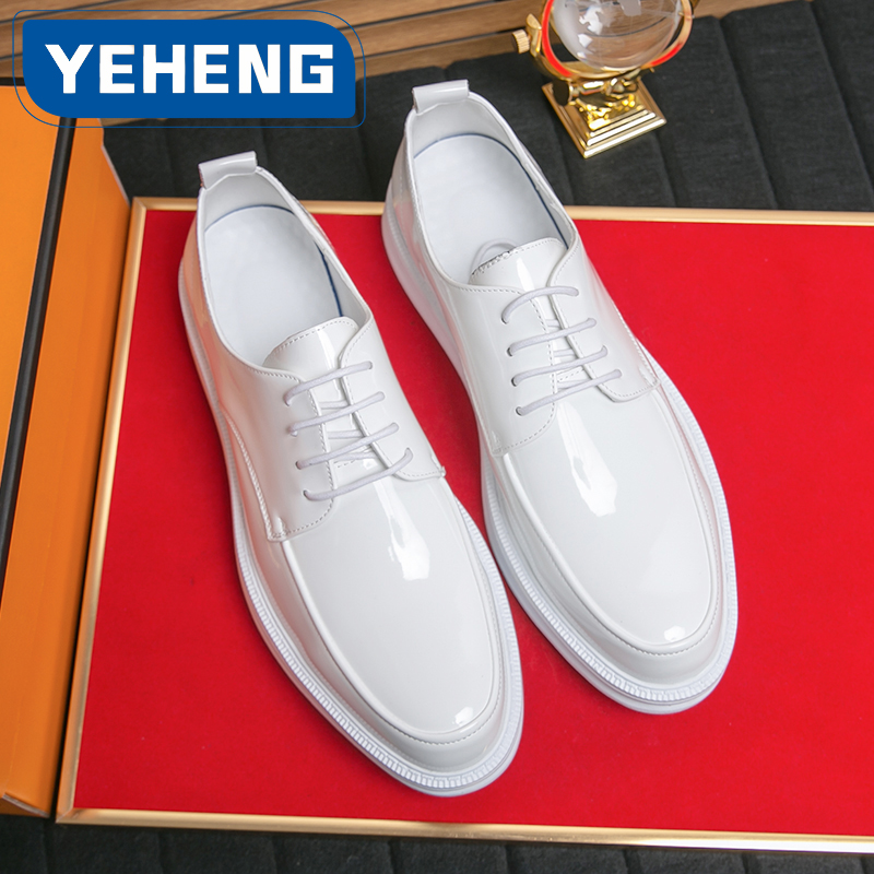 Men'S Grooming Oxford - White Classic Office Men Shoes Wedding