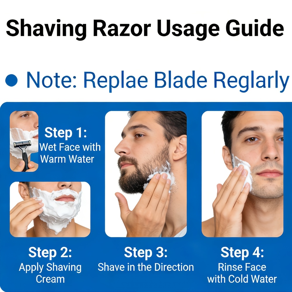 Manual Razor Kit 6-Layer Safet - Men'S Grooming Experience 评论和价格