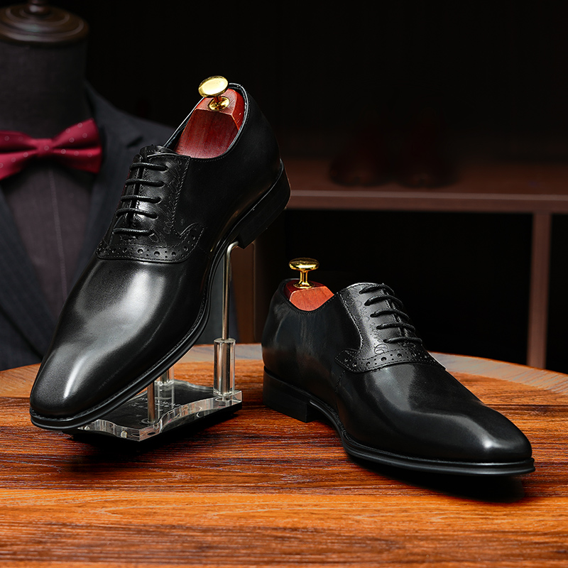 Pointed Toe Oxford Shoes Briti - Men'S Grooming Oxford 评论和价格