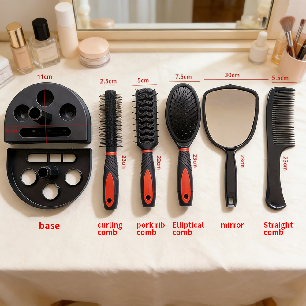 5-in-1 Mirror & Comb Set with  - Men'S Grooming Mirror 评论和价格