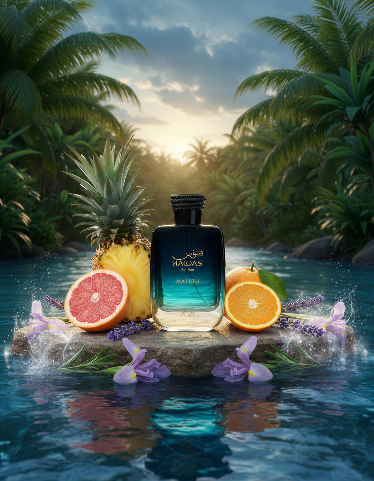 Rasasi Hawas Malibu For Him ED - Cologne Spray Bottle 评论和价格