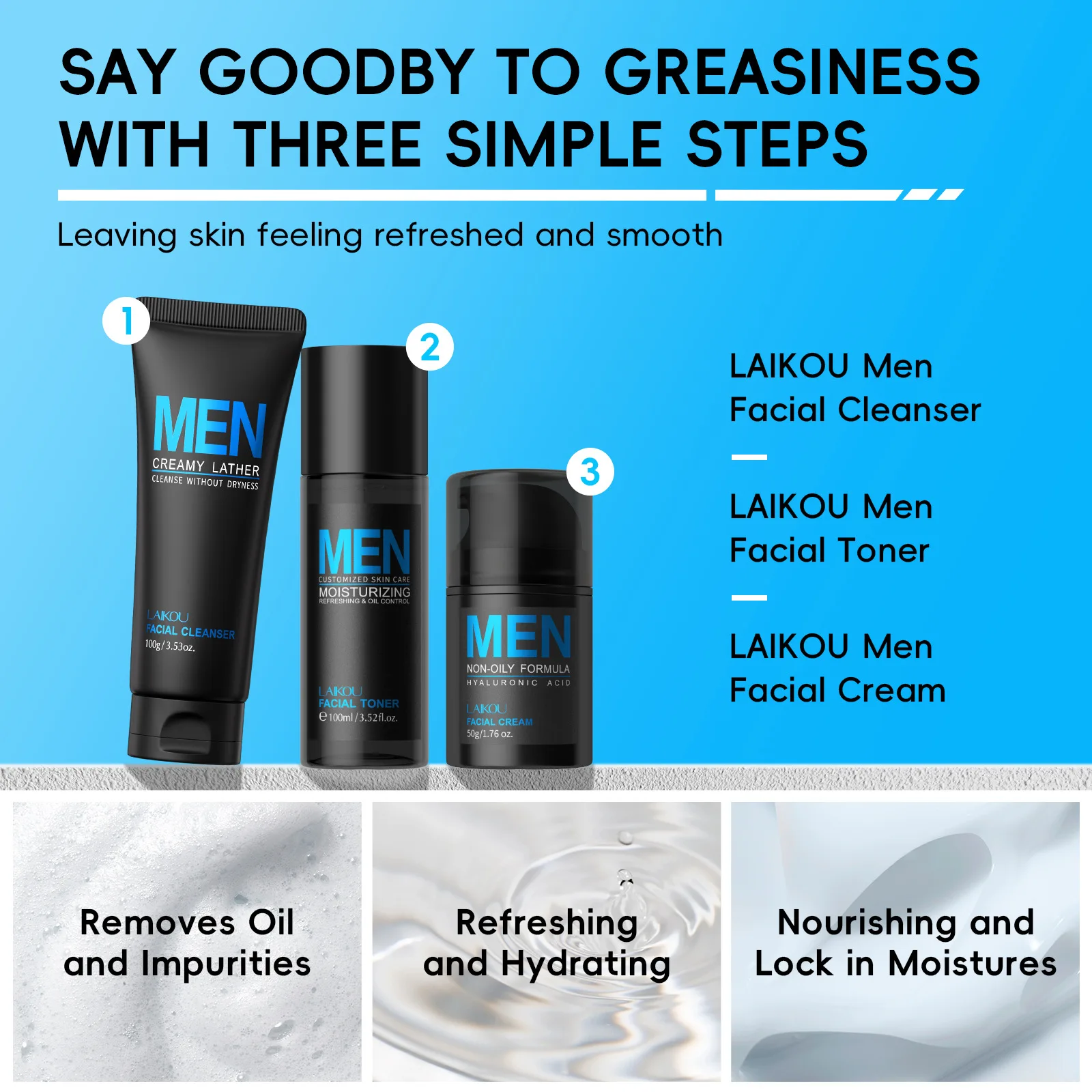Mens 3 In 1 Grooming Set Clean - Men'S Grooming Cream 评论和价格