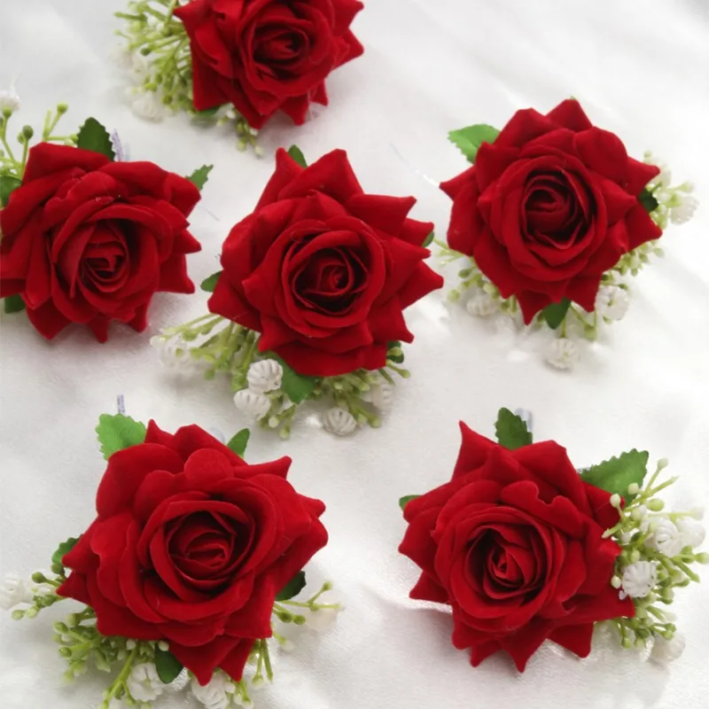 6PCS/set Boutonniere for Men G - Men'S Grooming Set 评论和价格