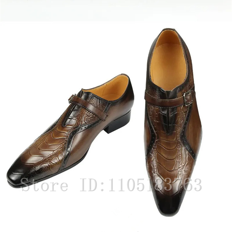 Luxury Men's Brown Black Handm - Men'S Grooming Oxford 评论和价格