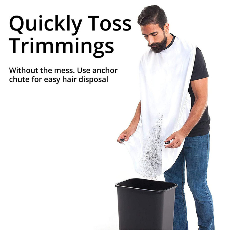 1pc Men Beard Shaving Apron Tr - Men'S Grooming Mirror 评论和价格