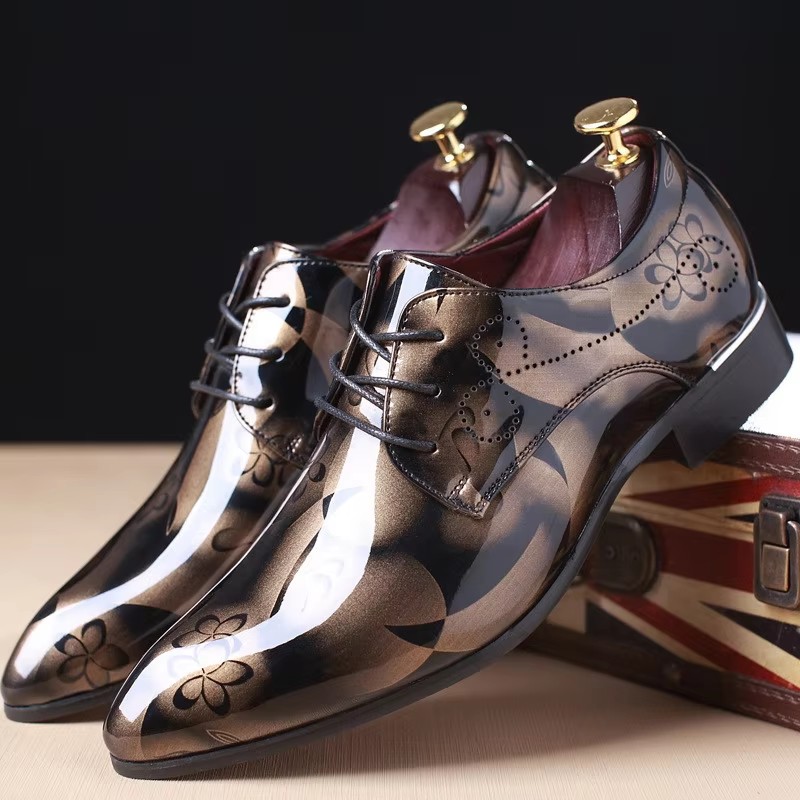 2026 Men Dress Shoes Floral Pa - Men'S Grooming Oxford 评论和价格