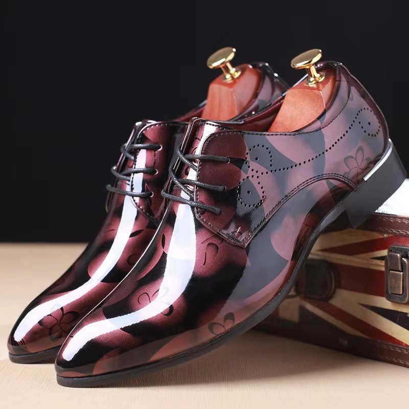 2026 Men Dress Shoes Floral Pa - Men'S Grooming Oxford 评论和价格