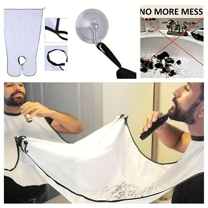 Shaving Hair Catcher Beard Bib - Men'S Grooming Mirror 评论和价格