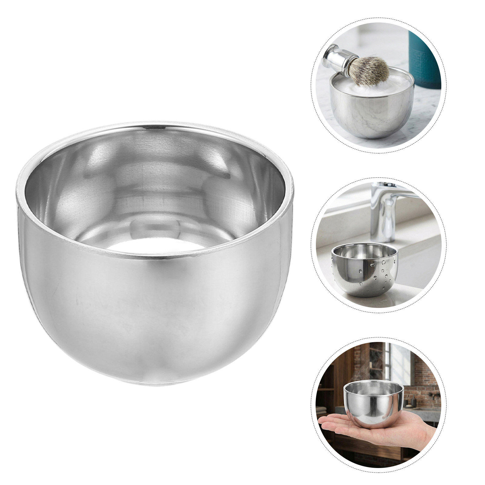 Stainless Steel Shaving Soap B - Men'S Grooming Cream 评论和价格