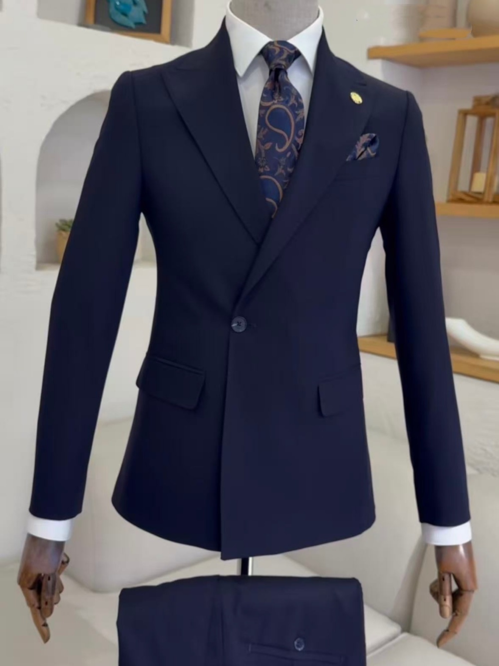 New One Button Men's Suit Set  - Mens Grooming On Sale 评论和价格