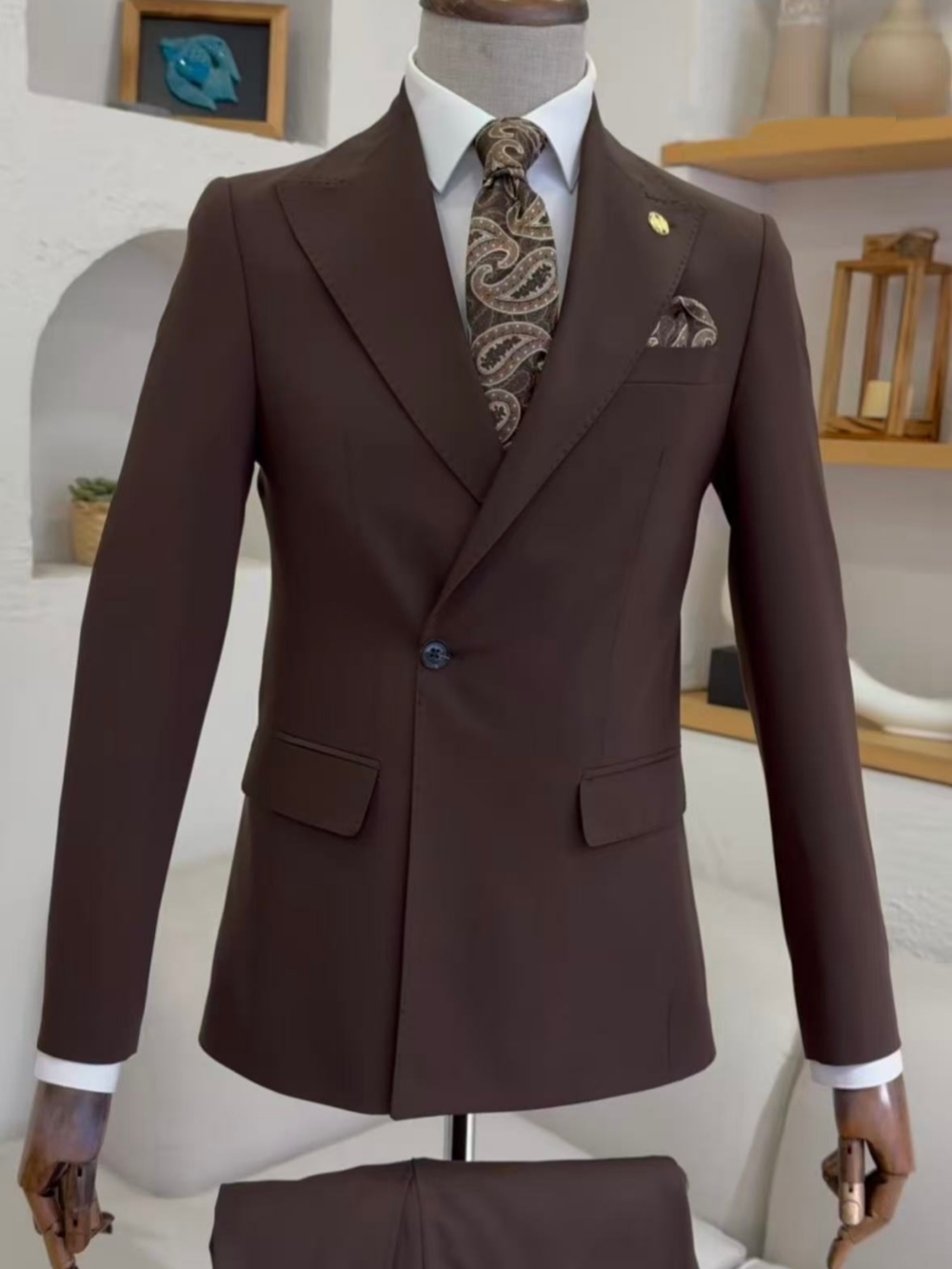 New One Button Men's Suit Set  - Mens Grooming On Sale 评论和价格
