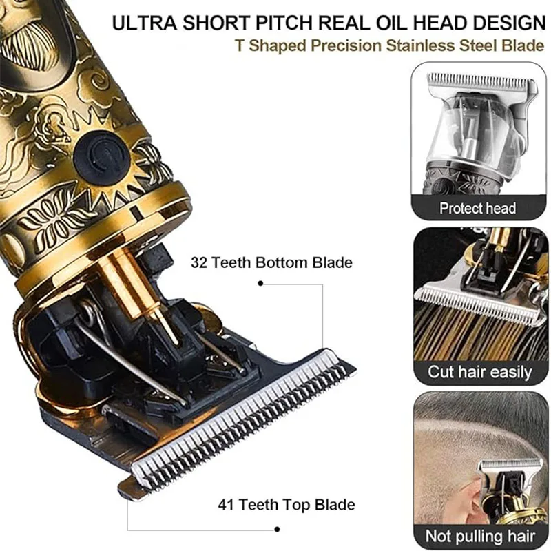 T9 Men Grooming Kit Cordless H - Mens Vintage Grooming Kit 评论和价格