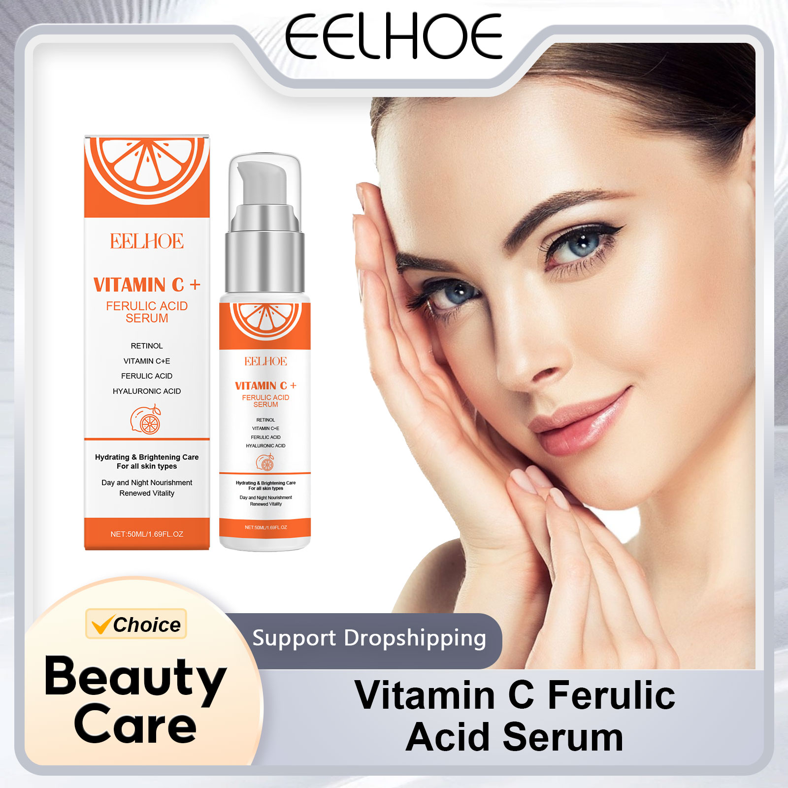 EELHOE Vitamin C E Ferulic Aci - The Ordinary Serum Hyaluronic Acid 评论和价格