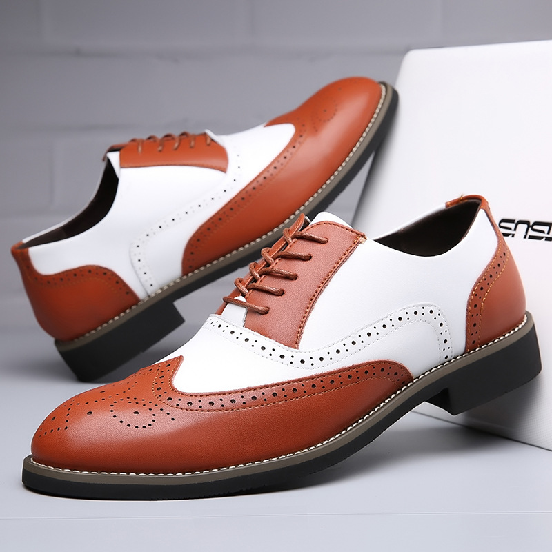 Men Dress Shoes Genuine Leathe - Men'S Grooming Oxford 评论和价格